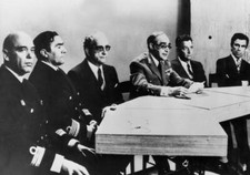 General Antonio Spinola, centre, chairs a press conference Lis- 1974 Old Photo Conference Stoel price