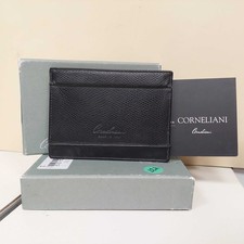 CORNELIANI MENS CARD HOLDER WALLET LEATHER BLACK MADE IN ITALY RRP £185 AD Heren kaarthouder price