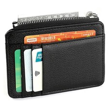 Mens Slim Leather Wallet Card Holder Front Pocket Wallets Credit ID Pocket Thin Heren kaarthouder price