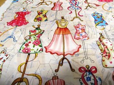 Nähen Schneiderpuppe Garn  Schere Sew pretty Timeless   50x110cm  Baumwolle  NEU Werk Handschoenen price