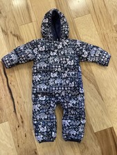 Columbia Baby Snowsuit, 12-18 Months, Purple Blue, Animals, Down, Fleece Baby Snowsuit price