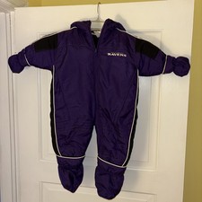 NFL Baltimore Ravens Baby Snowsuit Winter Bunting Warm Size 3-6 months Baby Snowsuit price