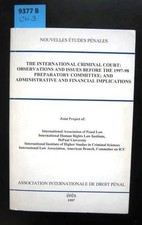 The International Criminal Court: Observations and Issues before the 19997-98. r Criminal Recht price