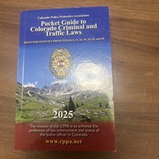 Pocket Guide To Colorado Criminal And Traffic Laws Pocket Laws price