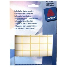 Avery 760x Universal Klebe-Etiketten Weiß 18x22mm Aufkleber Labor Selbstklebend Labor Recht price