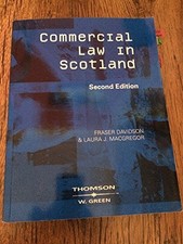 Commercial Law in Scotland by Laura Macgregor 0414016106 FREE Shipping Commercial Recht price