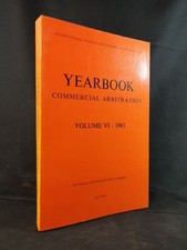 Yearbook Commercial Arbitration. Volume VI - 1981. Sanders, Pieter: Commercial Recht price