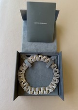 David Yurman Origami Chain Link Necklace Sterling Silver Original Box 18” 188gr Costume Ketting price