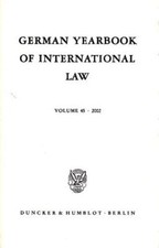 German Yearbook of International Law 2002/ Jahrbuch Fur Internationales Recht 2 International Recht price