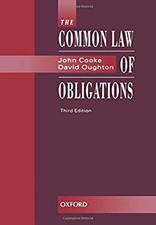 The Common Law Of Obligations Taschenbuch David, Cooke, John Oughto Recht of Obligations price