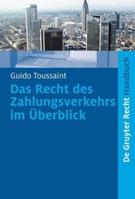Das Recht des Zahlungsverkehrs im berblick - 9783899495324 Banking Recht price