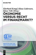 konomie versus Recht im Finanzmarkt? - 9783110266658 Banking Recht price