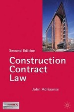 Construction Contract Law By J Adriaanse Zoning - Construction - Tender Recht price