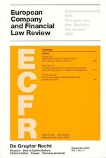 European Company and Financial Law Review (ECFR)  Vol. 7, No. 3, 2010. Hirte, He Company Recht price