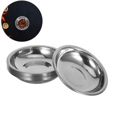 8pcs Stainless Steel Round Small Sauce Plates Mini Dip Bowls for Seasoning Sauce price