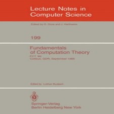 Fundamentals of Computation Theory International Conference FCT ' FCT systemen price