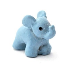 Puppenhaus Blauer Elefant Kinderzimmer Ornament Spielzeug Accessoire 1:12 Tuin Accessoire price