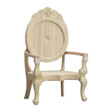 Carved Single Armchair Vintage Armchair for Bakery Scene Miniature Gardens Tuin Armchair price
