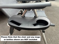 Clip On Side Table Cup Drink Holder Tray for Folding Reclining Garden Chair Tuin Bijzettafel price