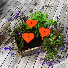 Set of 3 Heart Glowing Garden Stake Decoration Love Decor Gift Design Valentine Tuin Swing price