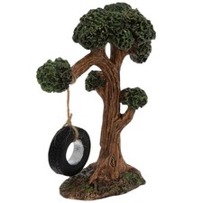 Miniature Dollhouse Fairy Garden 4" Tree w/ Tire Swing - Buy 3 Save $5 Tuin Swing price