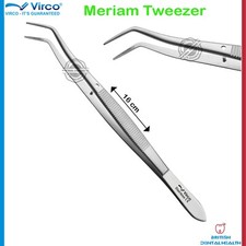 Meriam Cotton Tweezers Tissue Dressing Pliers Surgical Thumb Forceps Dental Tweezers price