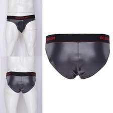 Mens Underwear Leather Panties Date Night Briefs Thong Trunks Clubwear Lingerie Heren Briefs price