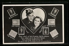 Briefmarkensprache, 1000 kussen, Ik kom, Alles vergeven, Ansichtskarte Kussen price