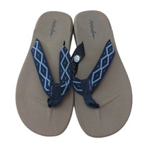 Maui And Sons Mens Flip Flops Sandals Size 9 Blue Thong Slippers Beach Casual Heren slippers en sandalen price
