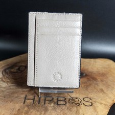 Yoshi Womens Card Holder Leather Card Wallet Case Beige Dames kaarthouder price