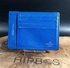Au Printemps Paris Mens Womens Card Holder Wallet Blue Dames kaarthouder price