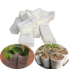 50x Non Woven Degradable Fabric Nursery Raising Bags Plant Grow Garden Supplies Tuin Benodigdheden price