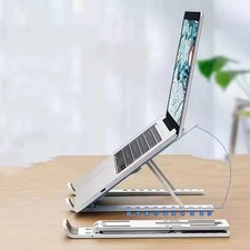 Adjustable Foldable Laptop Stand Portable ABS Notebook Tablet Holder Desktop UK Laptop Stand price