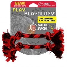 Play by Playology Dri-Tech Rope Chew Toys / 2-Pack / Small / Beef Scent Tech Speelgoed price