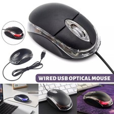 Black Wired USB Optical Mouse for Pc Laptop Computer Scroll Wheel Led Light Mice Wired muis price