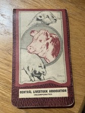 Vtg Livestock Themed Advertising Notebook- Unused in Good Used Condition. Used Laptop & Notitieboek price