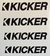 4 Universal Decals Fits Kicker car audio speaker stereo Amplifiers 5.5"x1" Stereo Amplifiers price