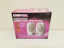 Vintage Comp USA Amplified PC Speakers Model 293581 - NEW OLD STOCK! Computer luidsprekers price