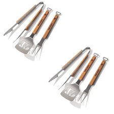 2 Pack Cincinnati Bengals NFL Bud Light 3pc BBQ Grill Set Spatula Tongs Fork USA Inbouw Sets price