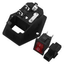 2 Sets of Power Outlet with Built-in Switch Red Indicator Light and safety Inbouw Sets price
