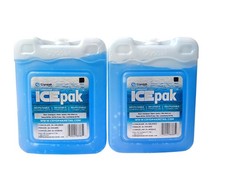 Cryopak Ice Pak Freezer Reusable Cooler 2 Pack Lot  5.75" x 7.5c 1.75 in Freezer, Cooler price
