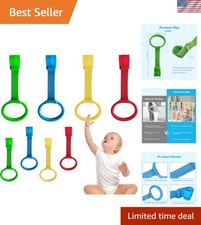 Stable 8-Pack Pull Up Rings for Baby Cribs - Promotes Independent Standing Baby Playpen & Cribs price