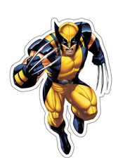 8x6cm 6pcs Wolverine Vinyl Stickers Laptop Mobile Phone Books Waterproof Laptop Accessoires price