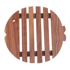 Wooden Table Mat Placemat Heat Insulation Waterproof Non-slip Fish Placemat price