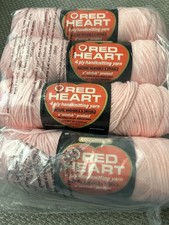 Vintage Coats & Clark Red Heart "Wintuk" 4-Ply Handknitting Yarn 4-Pack Baby Handschoenen & Sjaal price