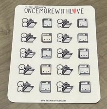 NEW Once More With Love ❤️ Dishwasher Munchkin Sticker Sheet OMWL Stickers Dishwasher Sticker price