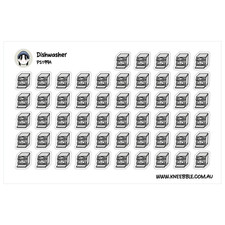 Dishwasher Task Planner Stickers - Home Cleaning and Kitchen Routine Tracker Dishwasher Sticker price