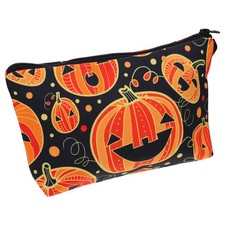 Halloween Makeup Bag Polyester Zippered Pouch For Travel Cosmetics Storage Make-uptas price