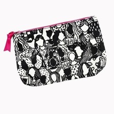 Ipsy Makeup Bag @pcwitte Collaboration Cosmetic Bag Black White Women Feminist Make-uptas price