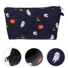Makeup Bag Cartoon Halloween Pattern Makeup Bag Storage Pouch cosmetic bag Make-uptas price